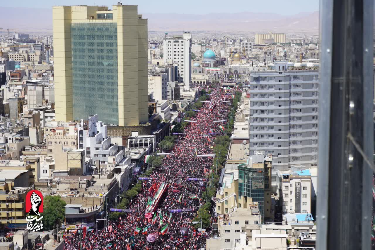گزارش تصویری تشییع رهبر شهید